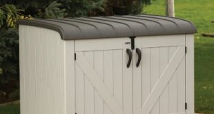 outdoor storage lifetime horizontal storage box, gray ITPNEER