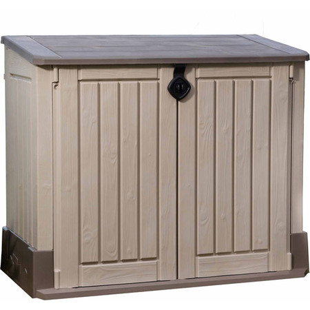 outdoor storage shed keter store-it-out midi 30-cu ft resin storage shed, all LVQFWMJ