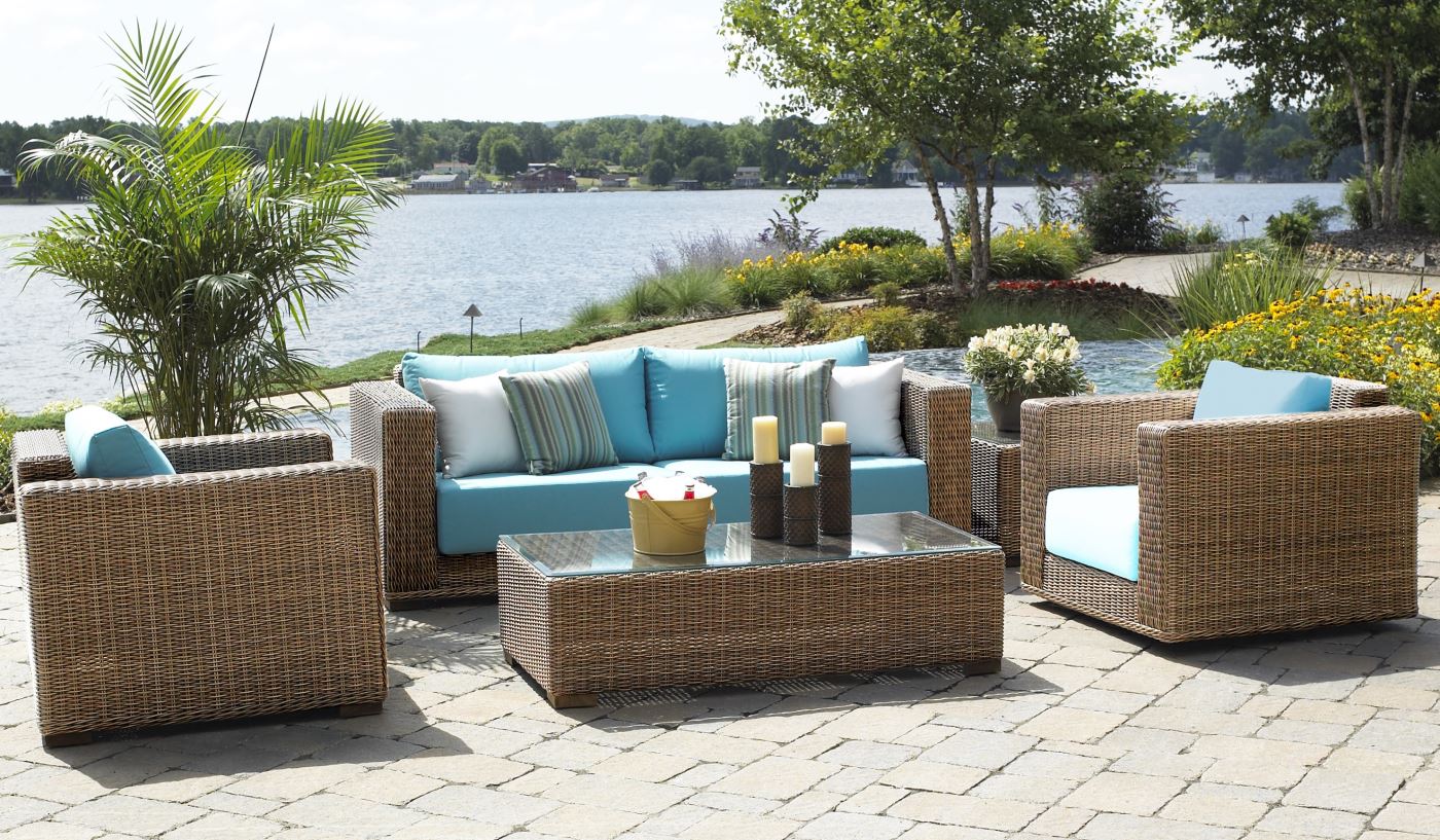 outdoor wicker furniture outdoor patio wicker furniture | santa barbara XAZPHLV