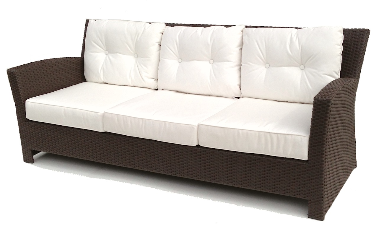 outdoor wicker sofa - sonoma YKHTPGT