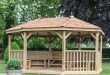 oval 5.1m garden gazebo HZZFTJJ