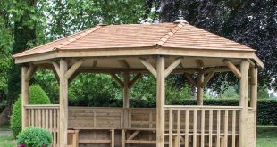 oval 5.1m garden gazebo HZZFTJJ