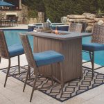 partanna 5-piece outdoor bar table set, , large ... KXZHCGV