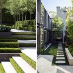 pathways modern landscape design FEOQBQD