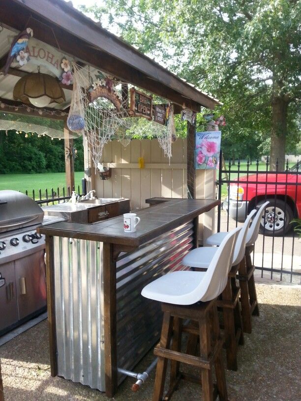 patio bars this outdoor bar furniture is an easy to build patio bar TZWUVWZ