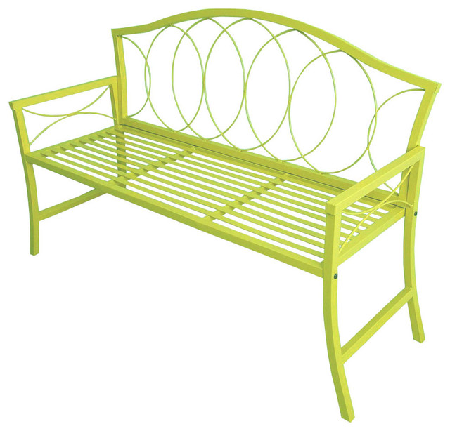 patio benches patio bench, lime green HXCYZOA