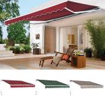 patio canopy image is loading patio-awning-canopy-retractable-deck-door-outdoor-sun- MAEPKPT