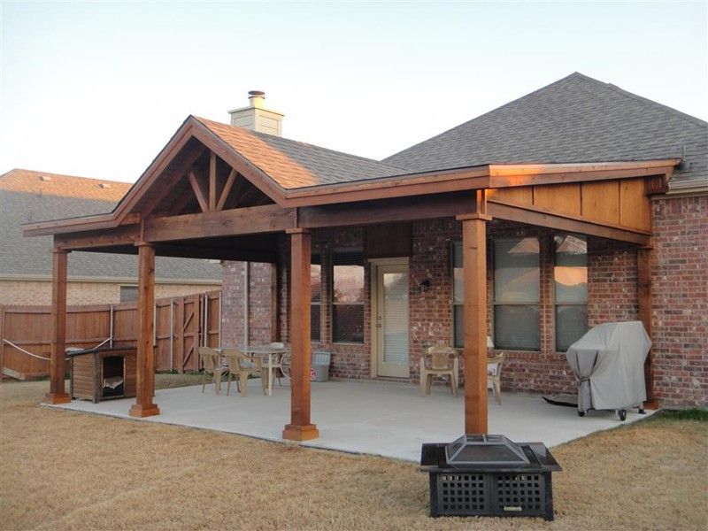 patio cover designs open gable patio designs | gable patio covers | full gable patio ABJOUGI