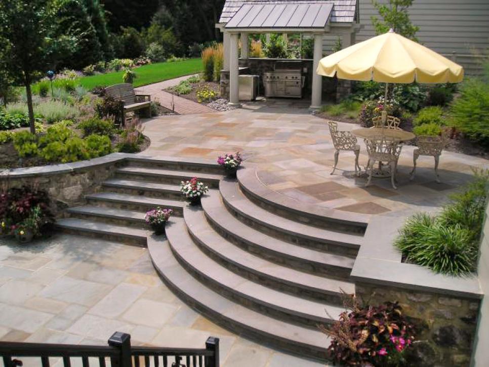 patio designs 9 patio design ideas | hgtv DQMOZNR