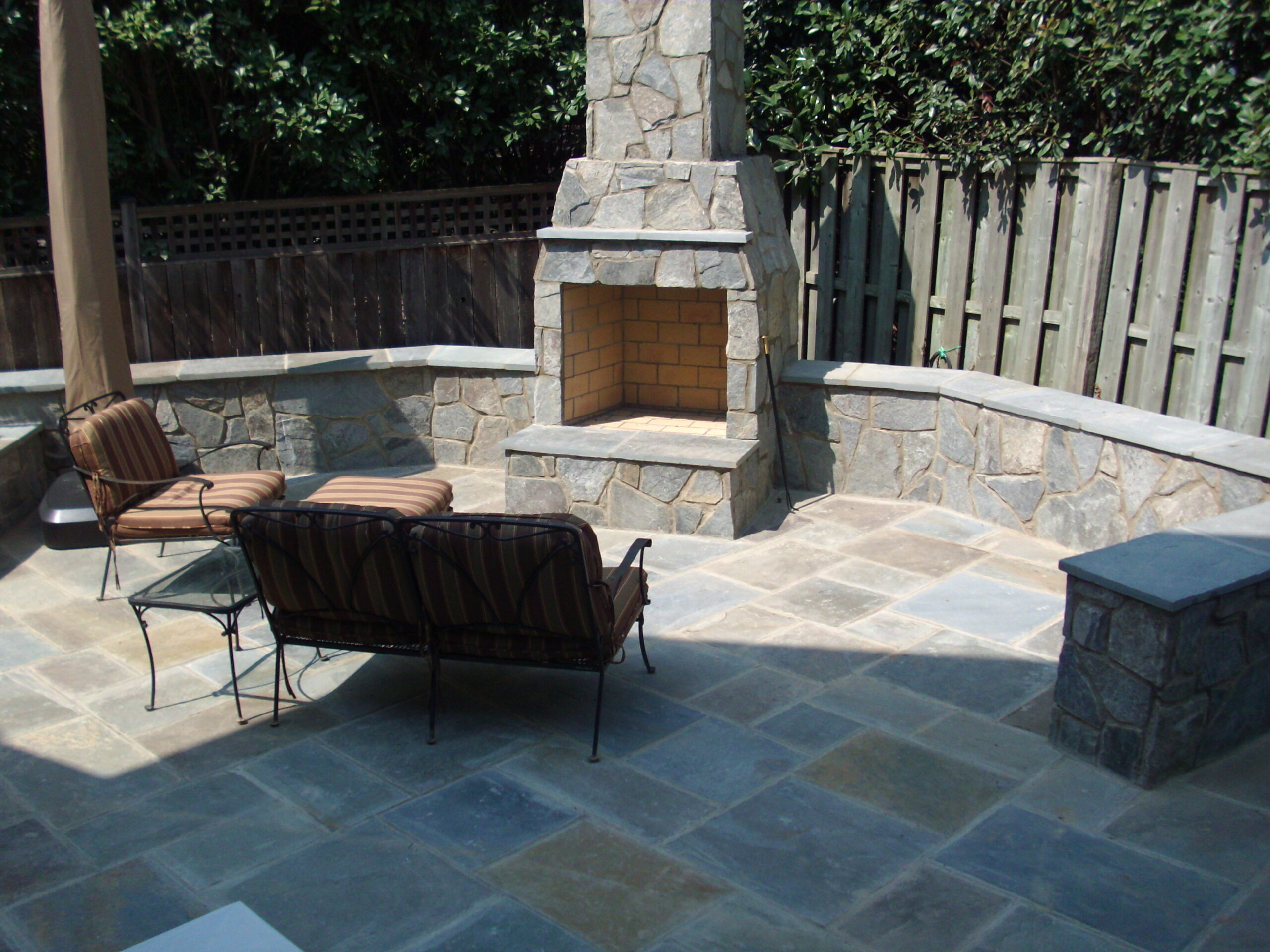 patio fireplace stone fireplace u0026 patio design | arlington, ... KAIOFTQ