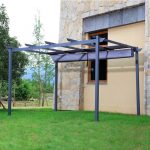 patio gazebo 2.8*4 meter deluxe strong practicability outdoor garden gazebo tent patio  pavilion JNTJOFM