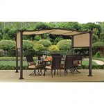 patio gazebo steel pergola gazebo 12u0027 x 10u0027 outdoor patio shelter RSTSIYD