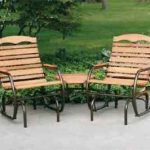 patio glider image is loading outdoor-patio-gliders-2-seat-double-wood-glider- OPVJMKD