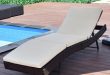 patio lounge chairs goplus patio sun bed adjustable pool wicker lounge chair outdoor furniture KKSODUV