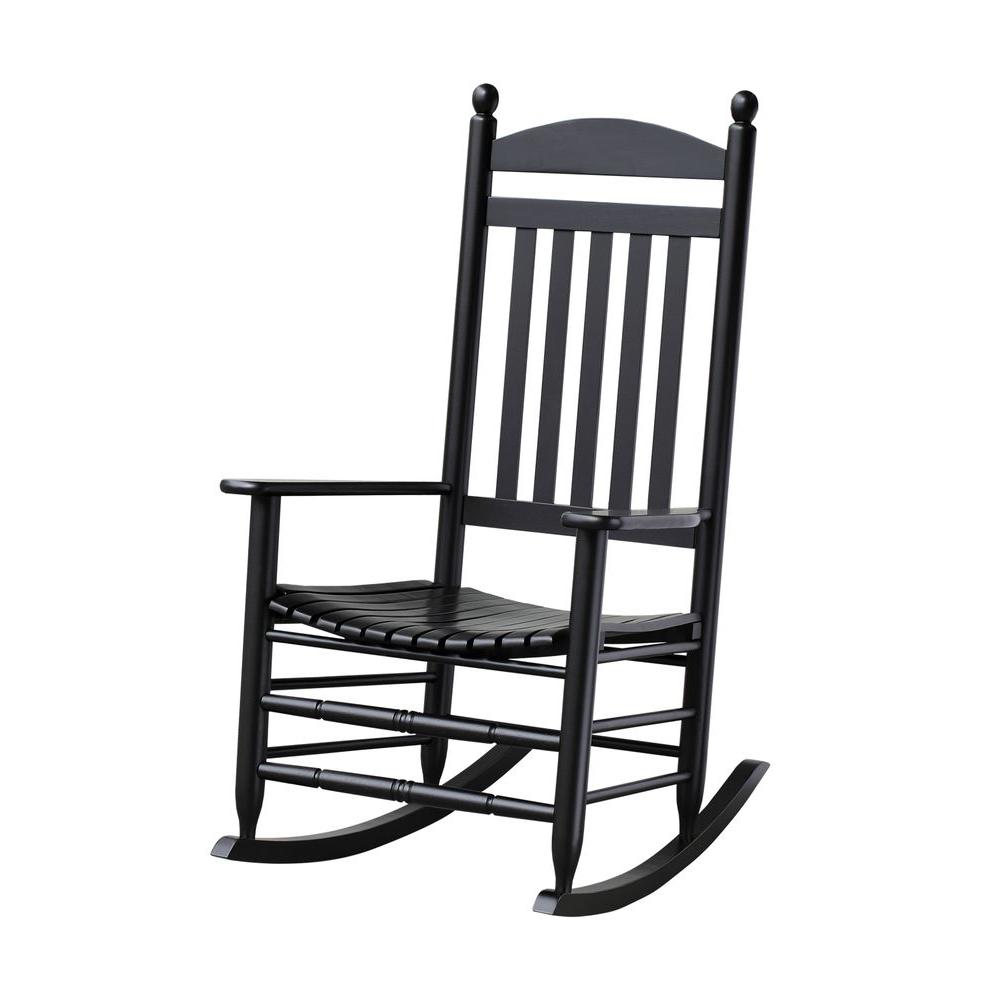 patio rocking chairs bradley black slat patio rocking chair SPHELZM