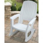 patio rocking chairs semco recycled plastic rocking chair - walmart.com DQAOVTG