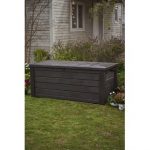 patio storage westwood 150 gallon resin box GFJMFWN