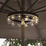 patio umbrella lights patio umbrella marquee lights - the green head JUKICNQ