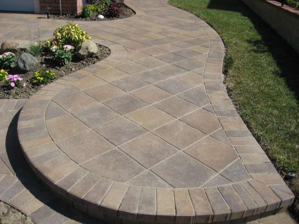 paver patio ideas 45 degree laying pattern (paver design ideas) MOXNGQA