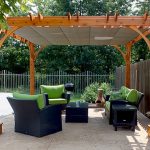 pergola canopy pergola - with retractable canopy 12 x 12 LLRTAHG