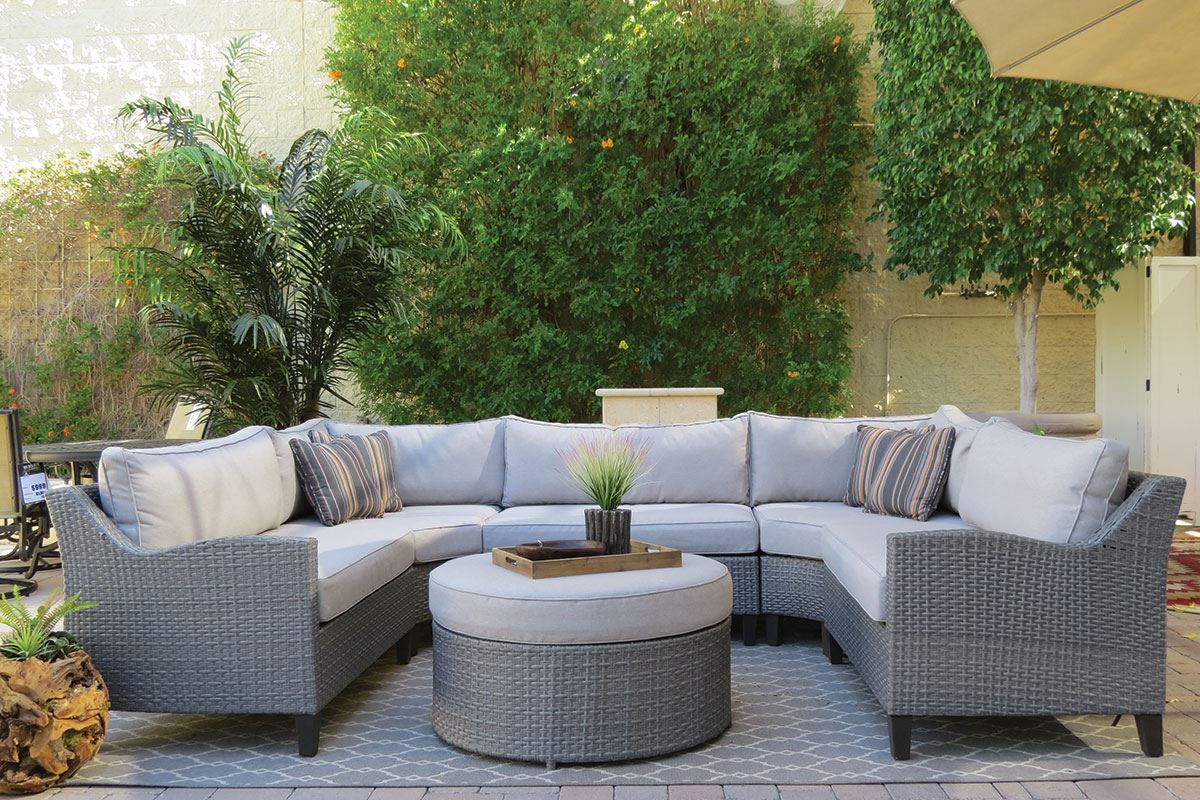 picture of oahu outdoor sectional sofa with ottoman AUMOYXM