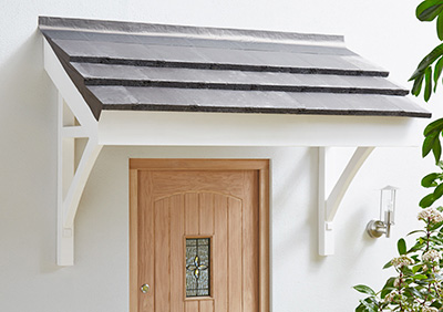 pine flat roof porch canopy GFHBKYG