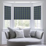 plaid roman blinds BFHXVAA