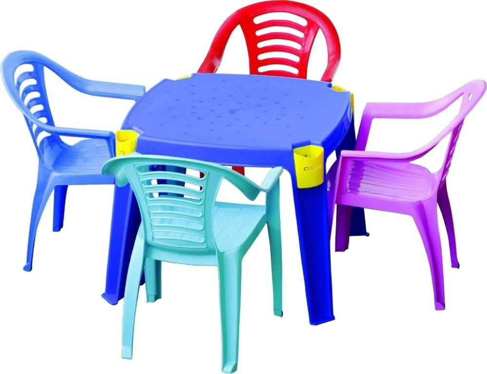 plastic furniture plastic table chair set GJJEFPA