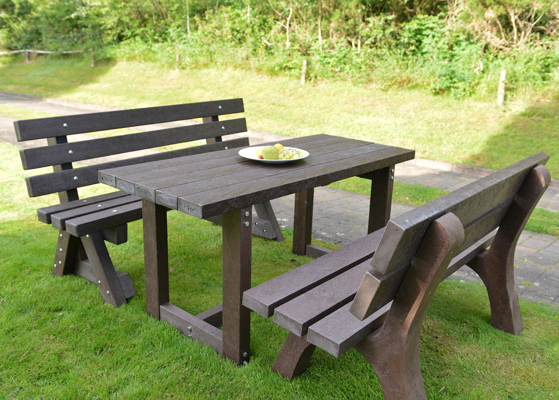 plastic garden furniture tdp recycled plastic garden furntiure set ... NUWYGHL