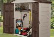 plastic garden shed suncast 8x3 resin plastic storage shed w/ floor QNEYECA