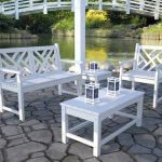 plastic patio furniture recycled plastic lounge sets BTBWKJB