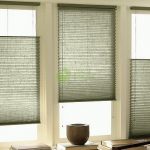 pleated blinds for standard windows, controlled by string - type 15 IVGTQFK