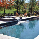 pool designs swimming pool with small water fall LAYZZNV