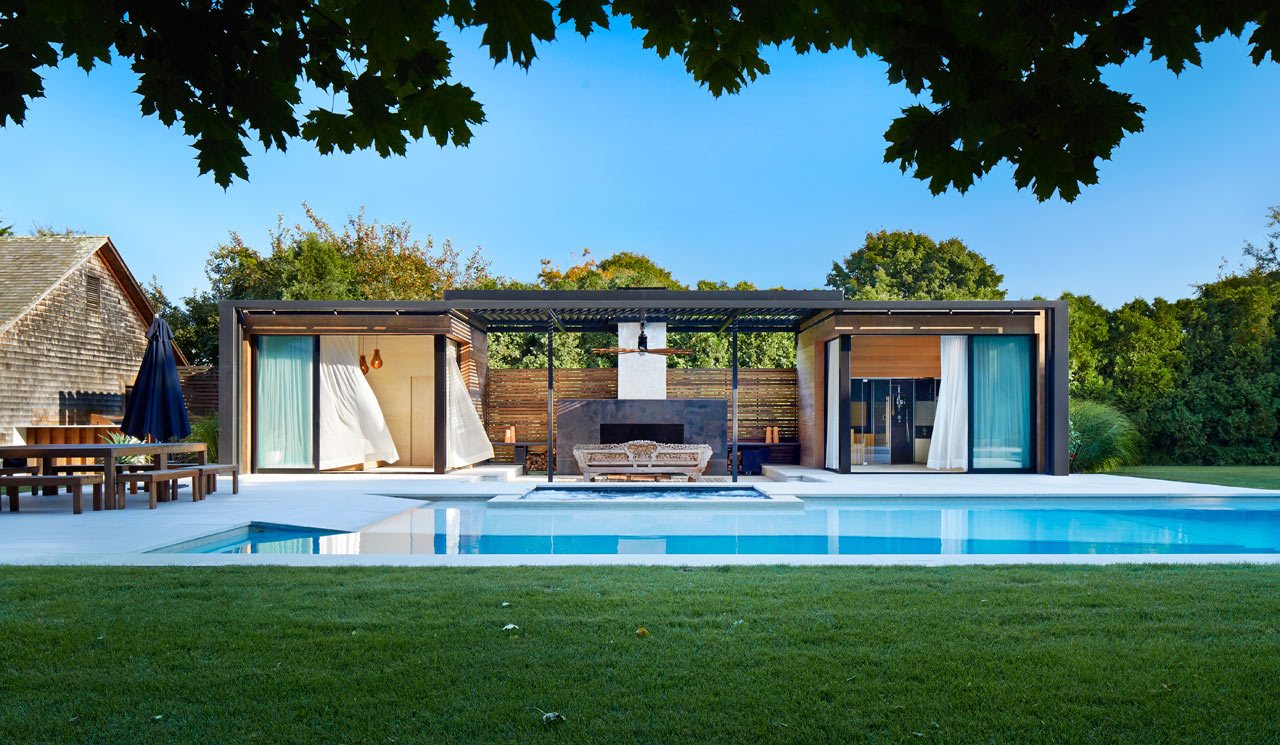 pool house designs a modern pool house retreat from icrave ... SZBALMA