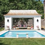 pool house designs view in gallery matching decor and common hues inside and outside the COVKCXA