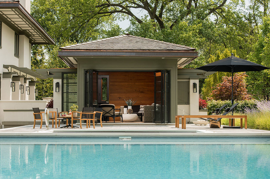 Choose Pool House Ideas to set
up one by your Poolside