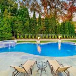 pool landscaping ideas fabric DYCWOSS