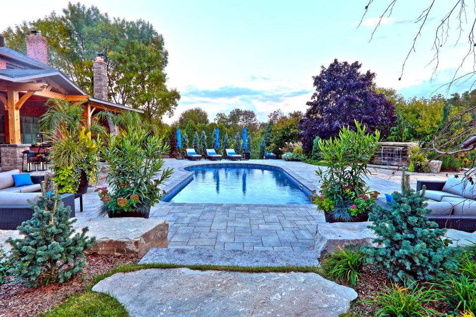 pool landscaping ideas rock steady CWIXLCX