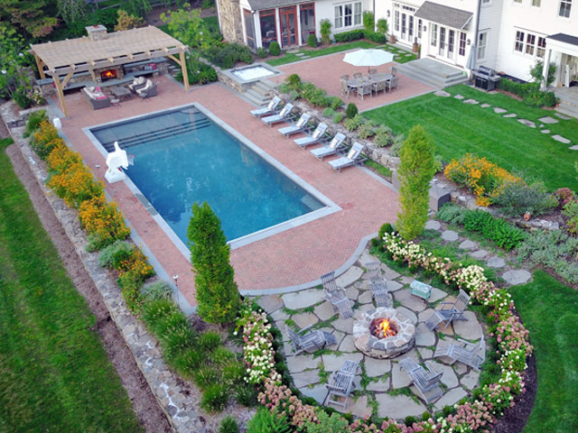 pool landscaping mufson pools landscape design nj IUEWRSD