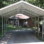 portable carports a-frame box eave style carports WUBQTYF