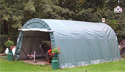 portable carports | instant garages | vehicle shelters (gray, round  12wx20lx8h) FUFHQLH