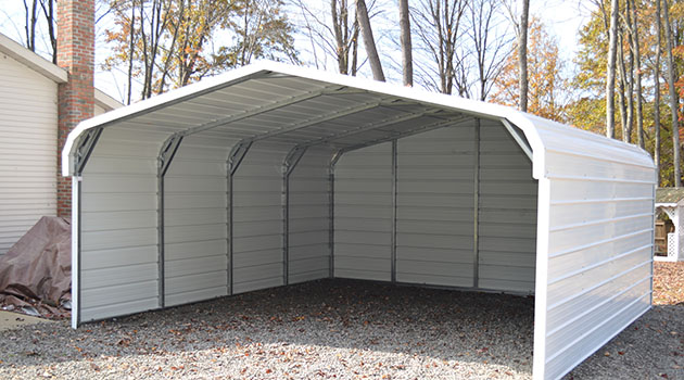 portable carports partial enclosed metal carports, carports for sale ADDRCLA