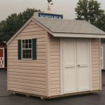 portable shed 8u2032 x 8u2032 salt box style shed (sb-7) VWXZRIP