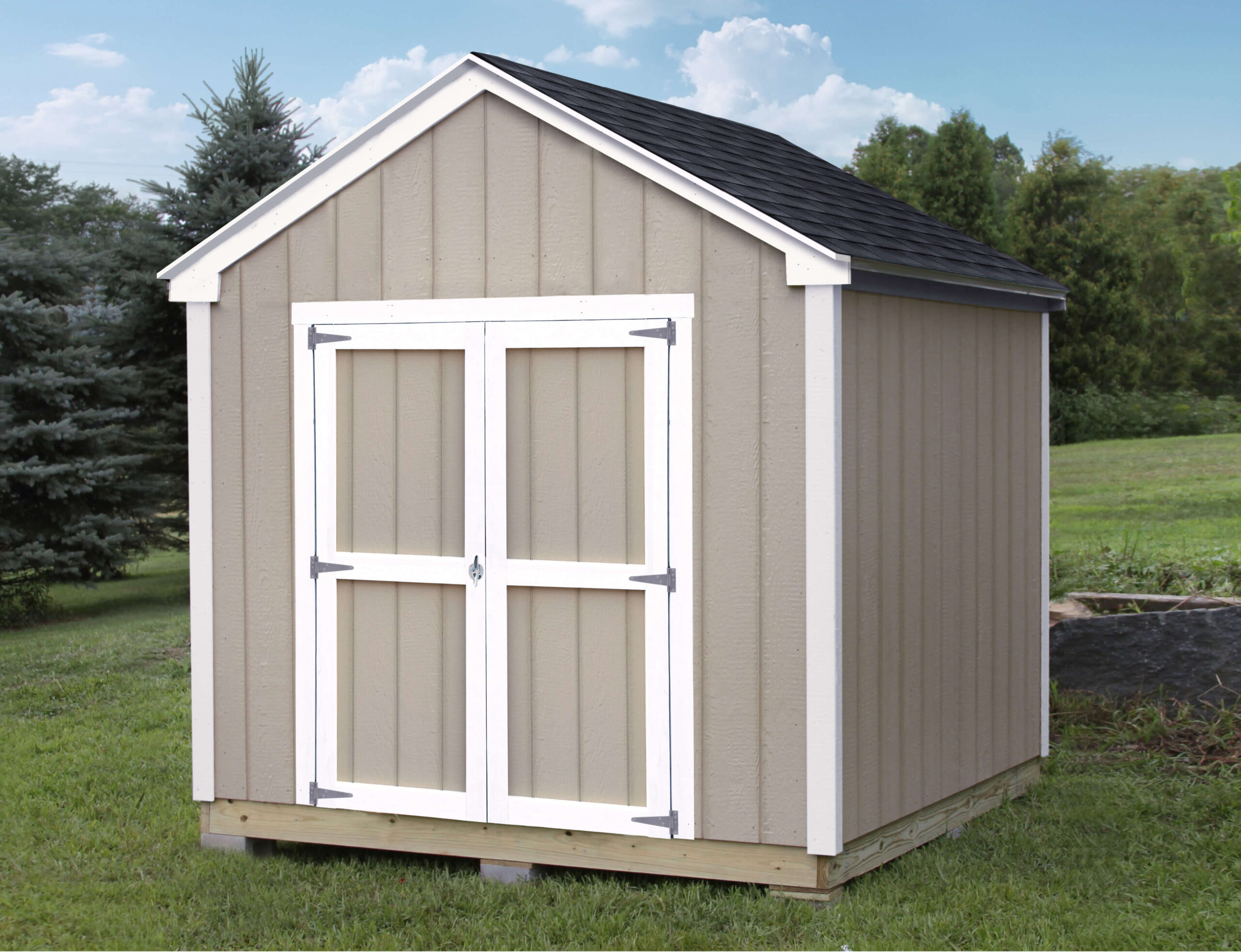 Care and maintenance of the
prebuilt sheds