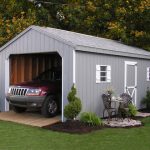 prefab one car garage sheds traditional-shed NKCABHD