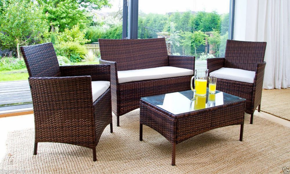 rattan patio furniture why you should choose all-climate rattan garden furniture sets XJMEPKU