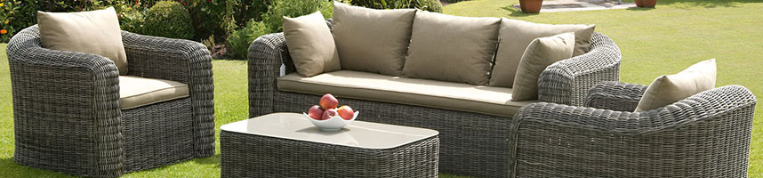 rattan u0026 wicker garden furniture XNUDZUO