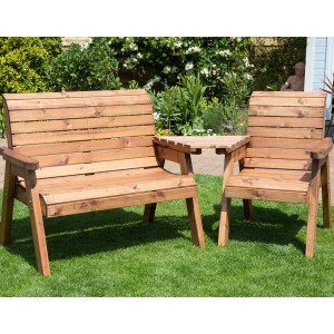 redlands 3 seater angled companion garden set AZJNVGL