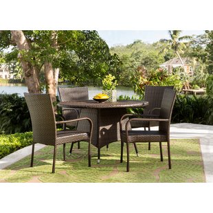 resin patio furniture bexton 5 piece dining set RDYJHZU