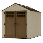 resin storage sheds suncast everett 6 ft. 2.75 in. x 8 ft. 1.75 in. resin QDXMJOV